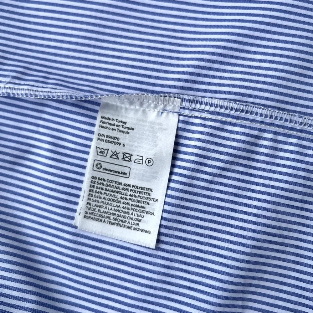H&M | NWT Bow- Detail Poplin Shirt - Picture 14 of 16